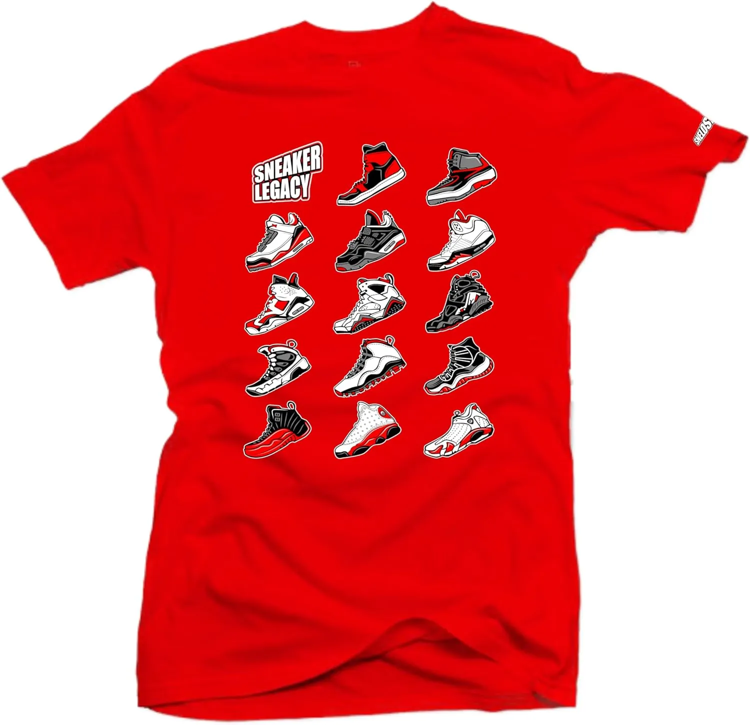 SNELOS Retro High Top Sneaker Tees - Premium Basketball T-Shirts for Men, Designed to Match Your Legacy Jordans & Celebrate