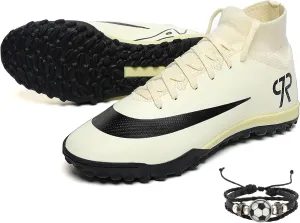 Soccer Cleats for Kids Turf Soccer Shoes Indoor Boys Girls Football Shoes Youth TF AG Artificial Ground Trainning Athletic Sneakers Outdoor
