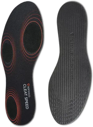 Sof Sole Cleat Speed Insole– Slim Profile, Anti-Slip Friction Pads for Faster Cuts, Custom Fit, Enhanced Performance in Football, Soccer, Lacrosse, and Baseball Cleats– Moisture-Wicking
