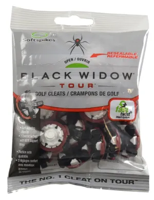 SOFTSPIKES Unisex Adult Fast Twist Replacement Spikes And Tools, Black, Clamshell US