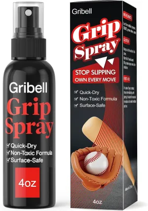 Sports Hand Grip Spray (4oz) - Grip Boost Restorer Spray for Football Gloves, Basketball Shoes Golf Grips Anti-Slip, Sweat-Proof Formula Traction Enhancer for Sports & Dance