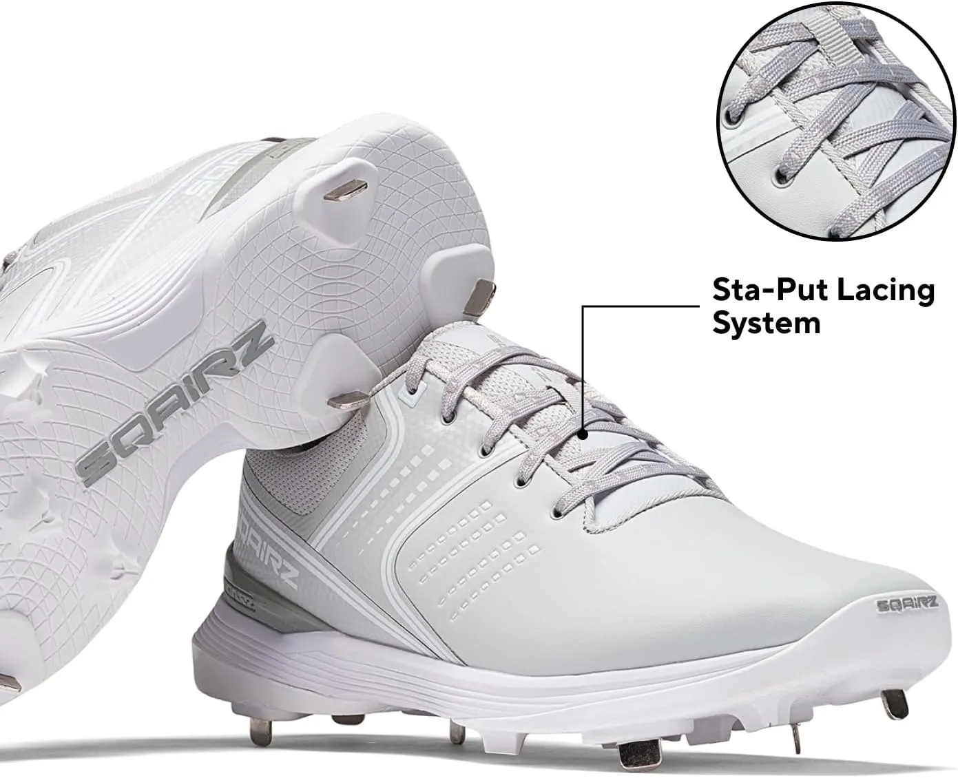 SQAIRZ Velo Baseball Metal Cleat, Baseball Cleats Metal, Mens Baseball Cleats, Men's Baseball & Softball Shoes