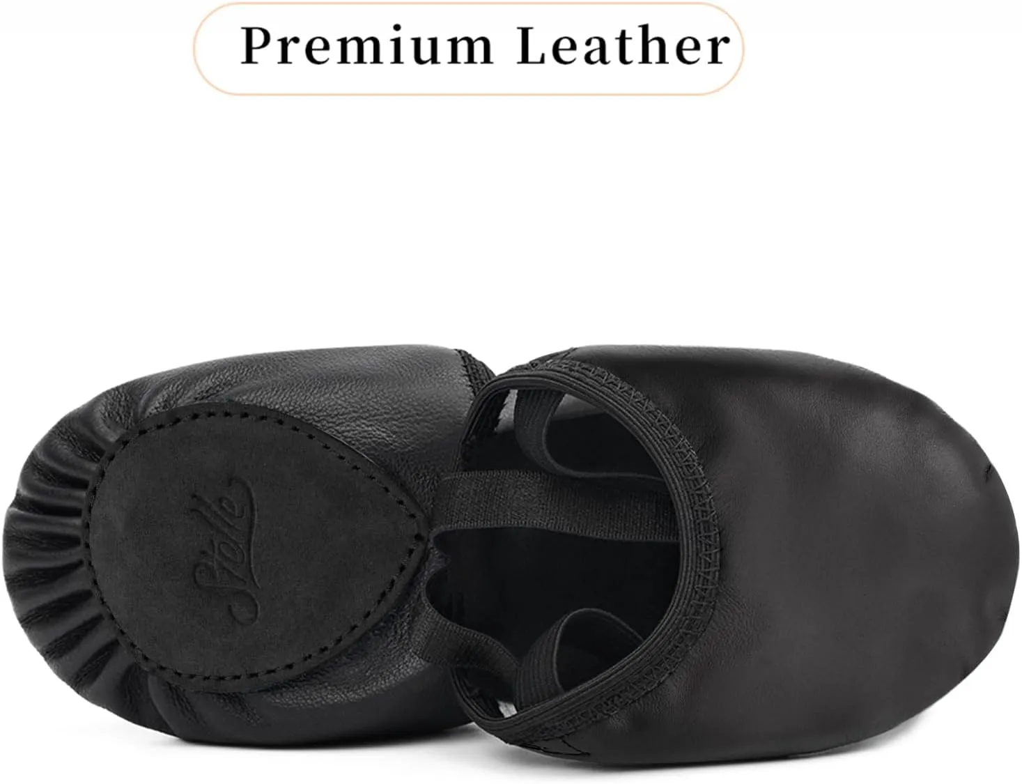 Stelle Leather Half Soles Dance Shoes Womens Lyrical Pirouette Turners Dance Shoes for Turning (Girls/Boys/Men/Adult)
