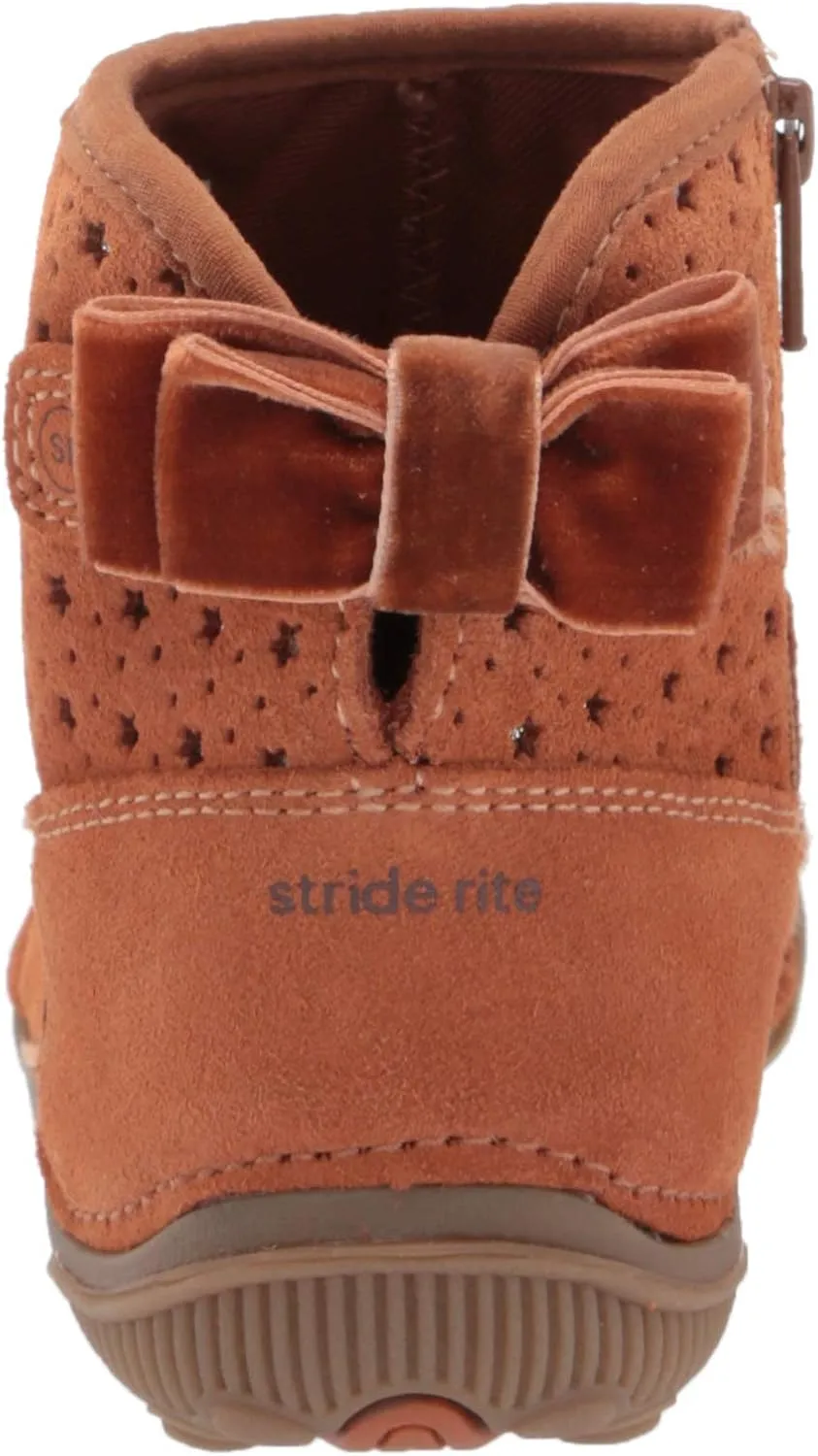 Stride Rite Girl's SRT Angie Bootie First Walker Shoe