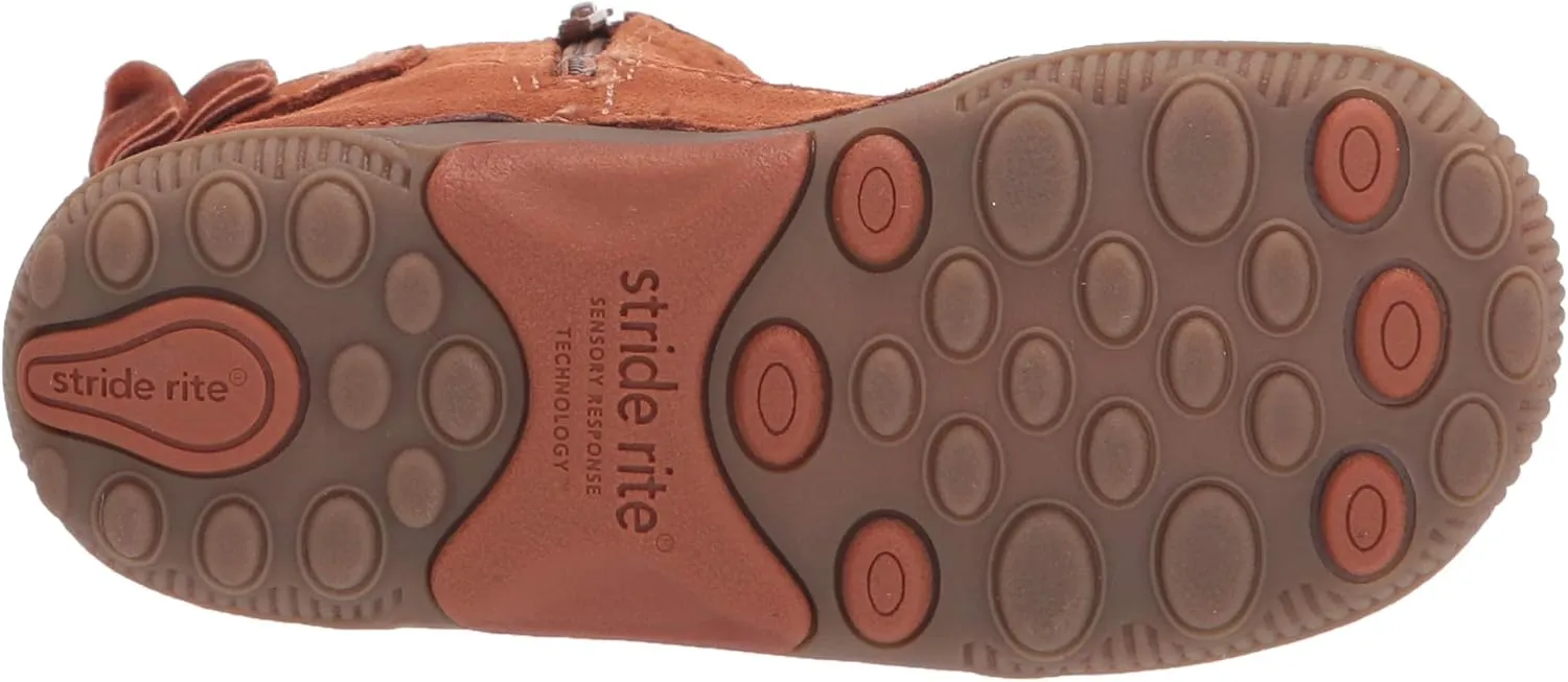 Stride Rite Girl's SRT Angie Bootie First Walker Shoe