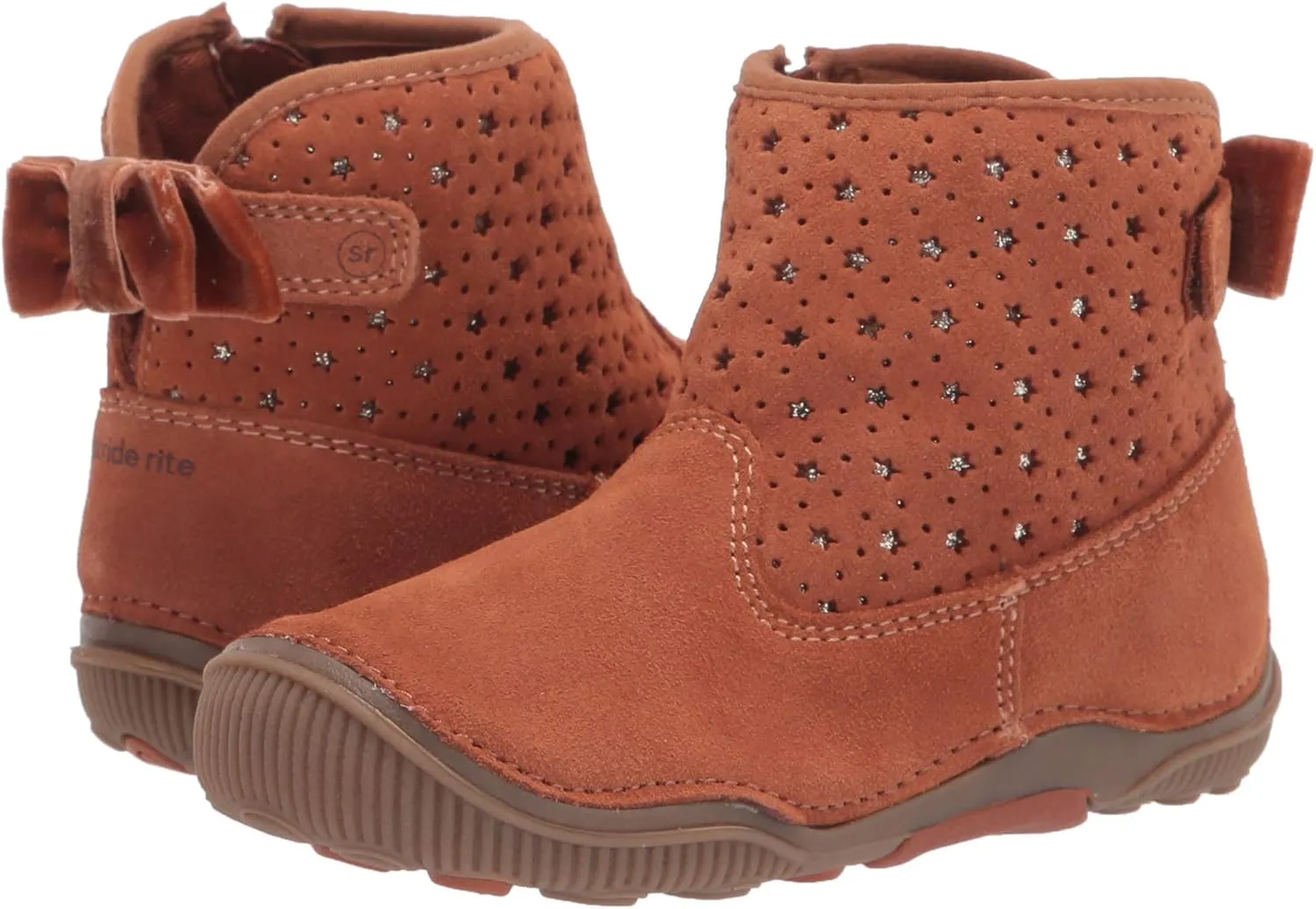 Stride Rite Girl's SRT Angie Bootie First Walker Shoe