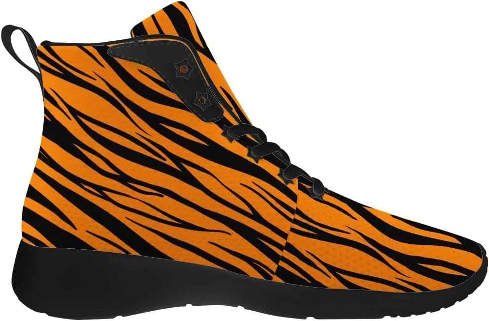 Tiger Shoes for Women Men High Top Sneakers High Top Shoes Gifts for Boyfriend Girlfriend