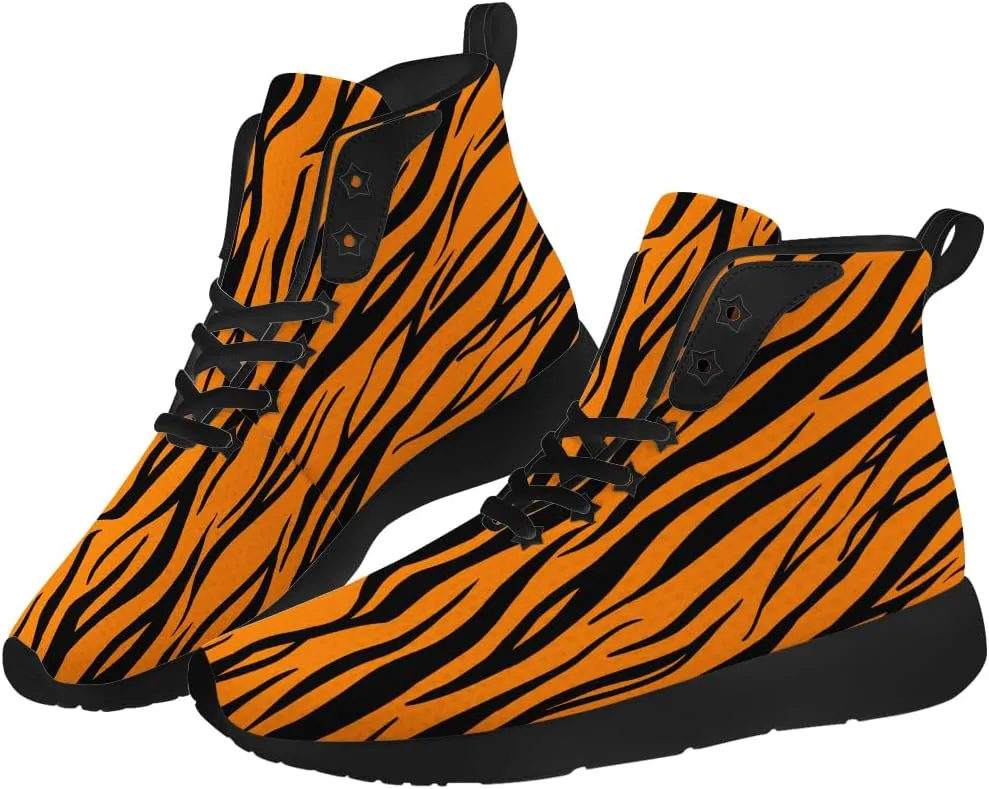 Tiger Shoes for Women Men High Top Sneakers High Top Shoes Gifts for Boyfriend Girlfriend