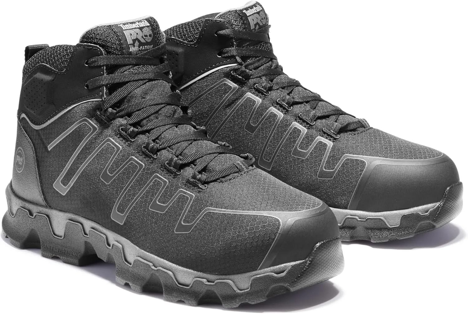 Timberland PRO Men's Powertrain Sport Mid Alloy Safety Toe Industrial Ahletic Work Shoe Athletic
