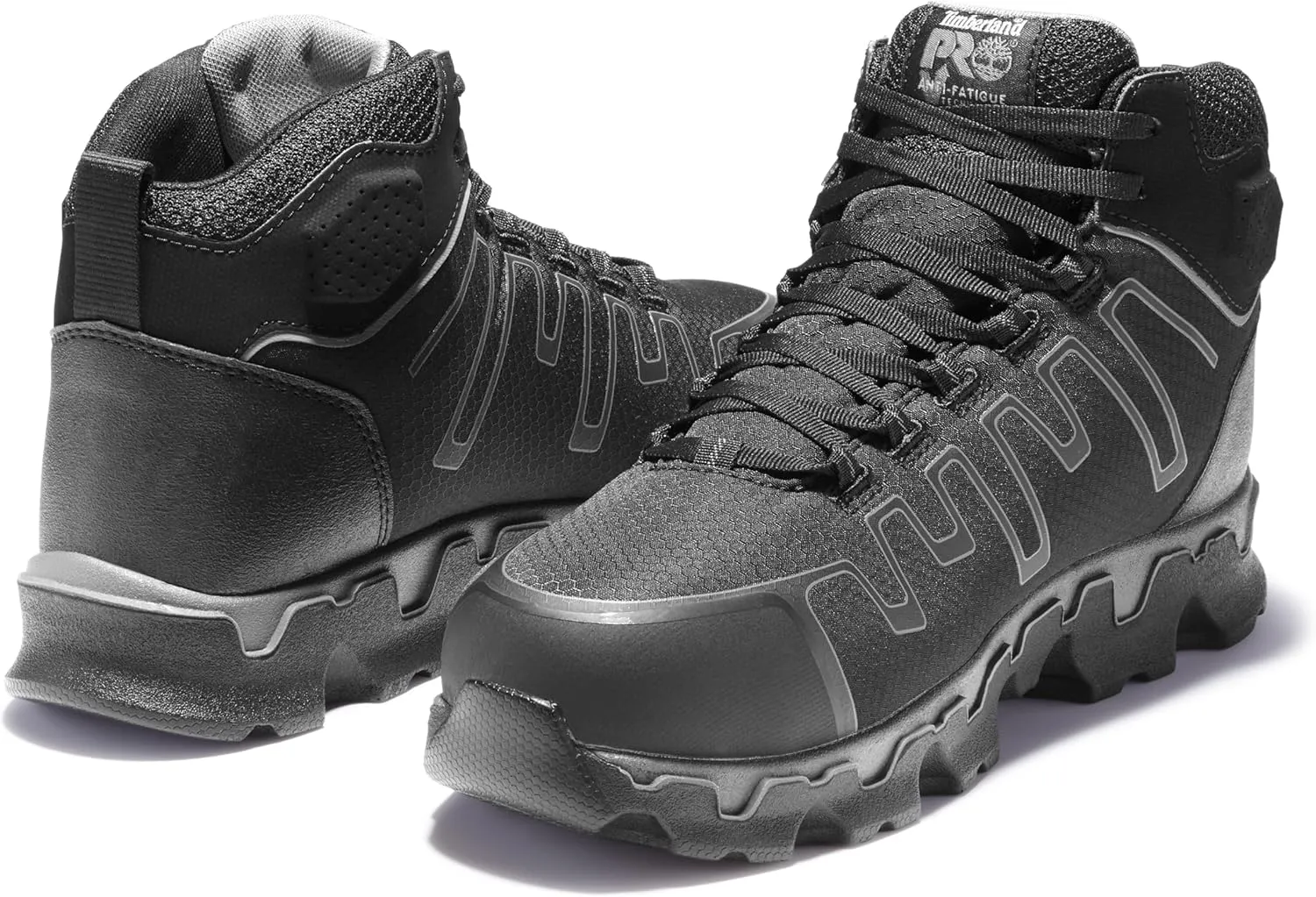 Timberland PRO Men's Powertrain Sport Mid Alloy Safety Toe Industrial Ahletic Work Shoe Athletic