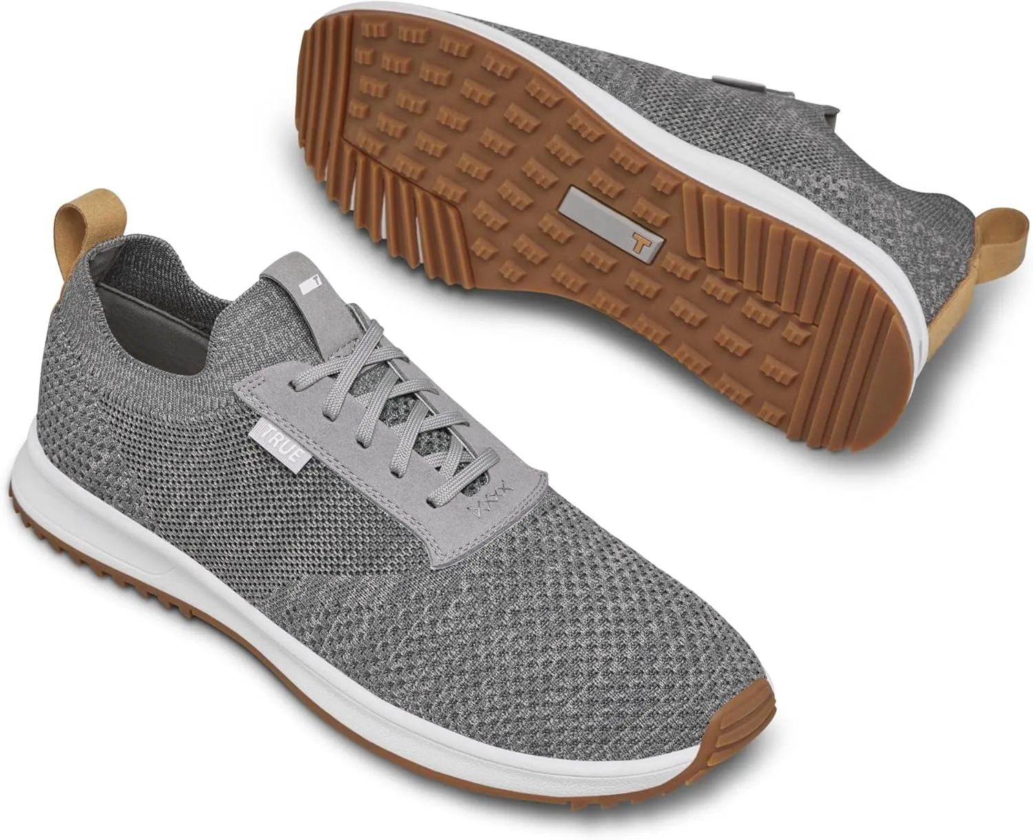 TRUE Linkswear All Day Knit II Men's Golf Shoe, Breathable, Lightweight - Comfort On and Off The Golf Course