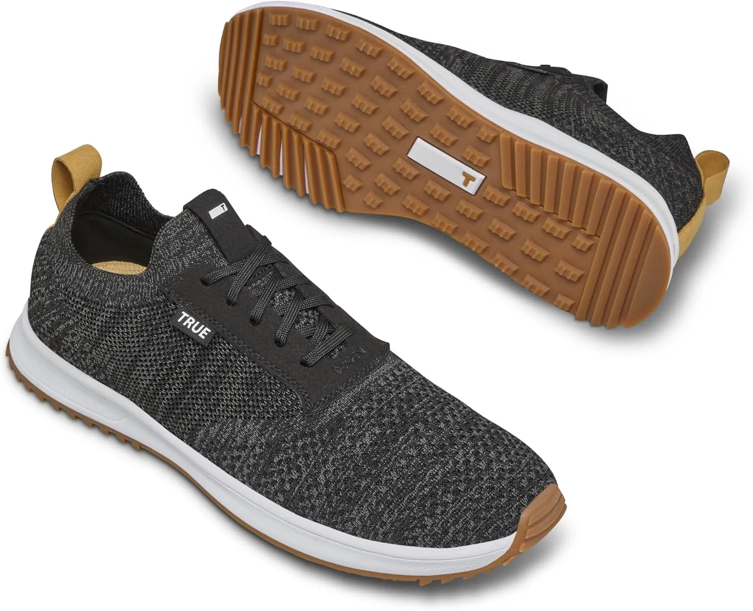 TRUE Linkswear All Day Knit II Men's Golf Shoe, Breathable, Lightweight - Comfort On and Off The Golf Course