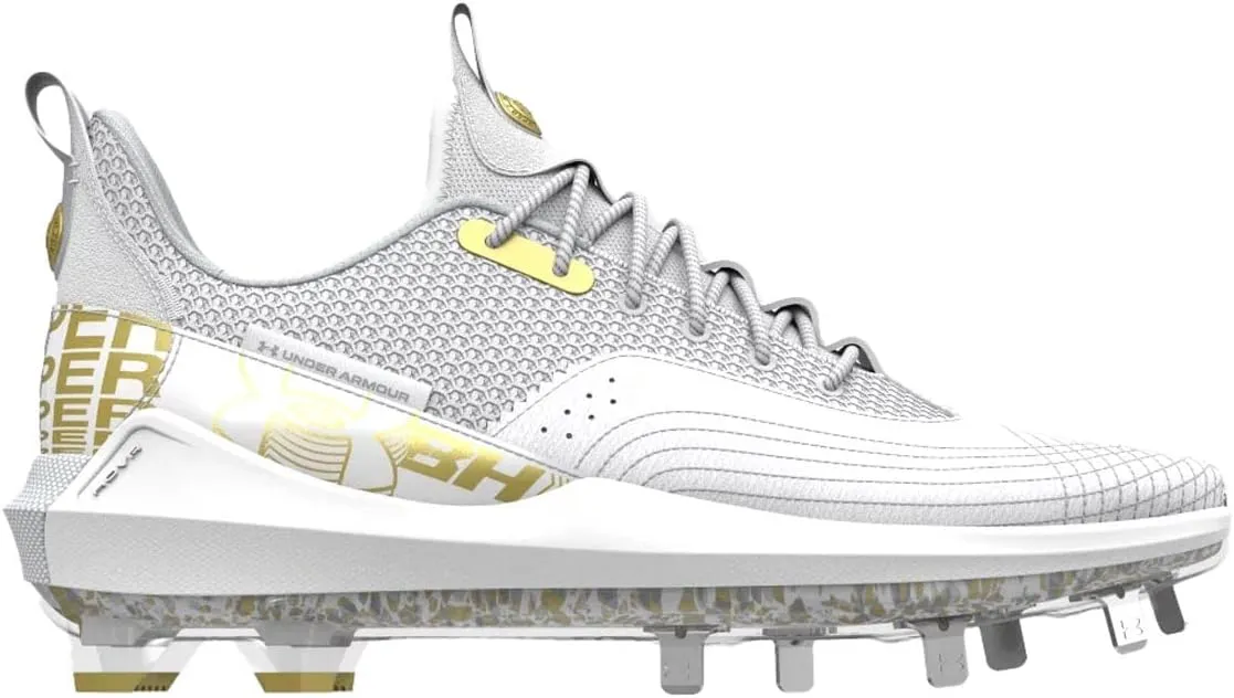 Under Armour Harper 7 Low Metal Baseball Cleats White | Size