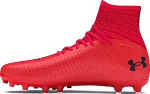 Under Armour Mens Highlight 2 MC Knit Football Cleats - High-Rebound SuperFoam Insole 12 Red-Black