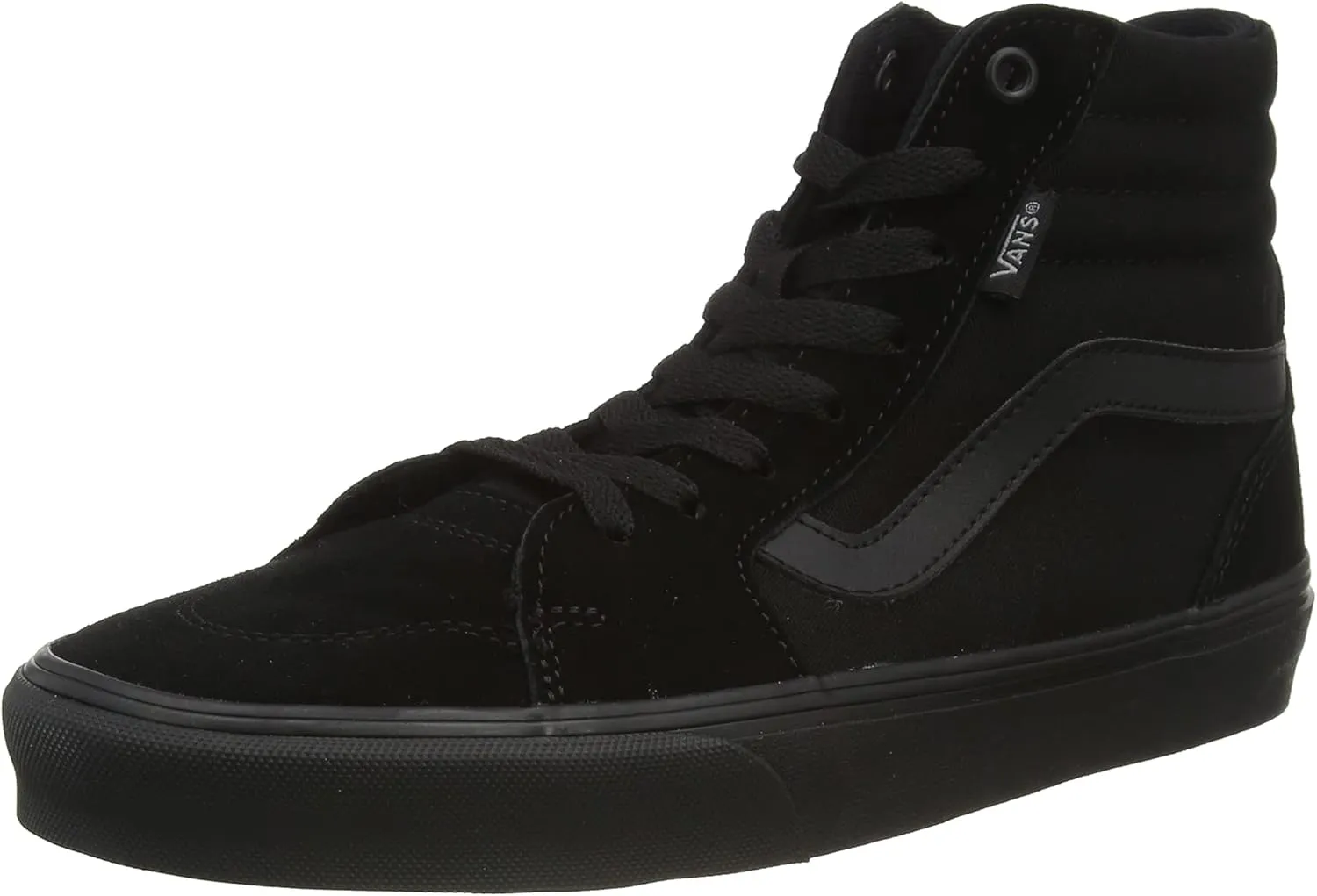 Vans Men's Filmore Shoe | Hi-Top Fashion Sneakers, Footwear for Work, Walking & Casual Wear, (Suede/Canvas) Black/Black, 8