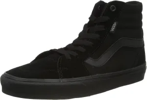 Vans Men's Filmore Shoe | Hi-Top Fashion Sneakers, Footwear for Work, Walking & Casual Wear, (Suede/Canvas) Black/Black, 8