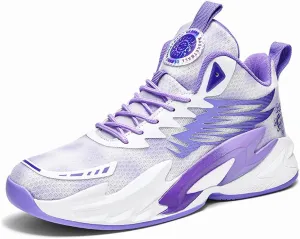 VAXAV Unisex High Top Basketball Shoes Outdoor Sports Running Tennis Sneakers