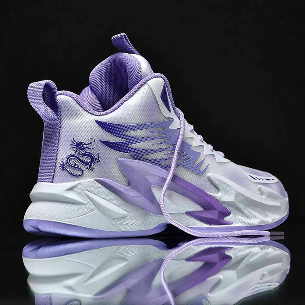 VAXAV Unisex High Top Basketball Shoes Outdoor Sports Running Tennis Sneakers