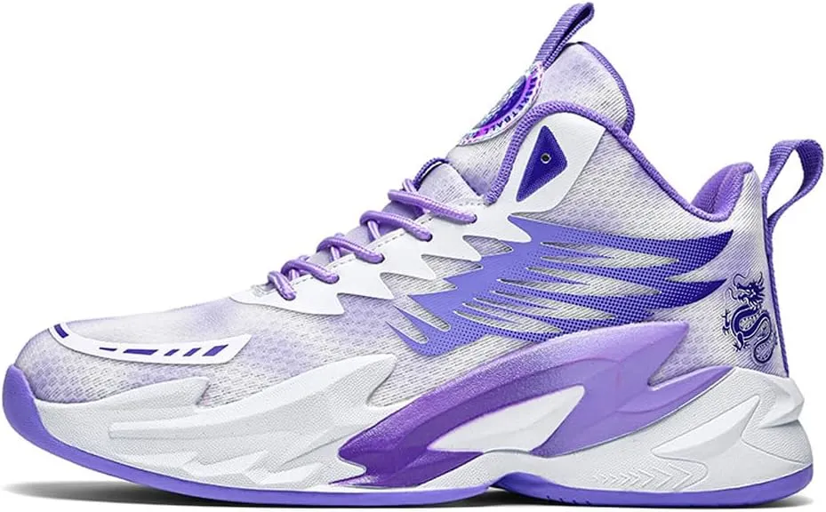 VAXAV Unisex High Top Basketball Shoes Outdoor Sports Running Tennis Sneakers