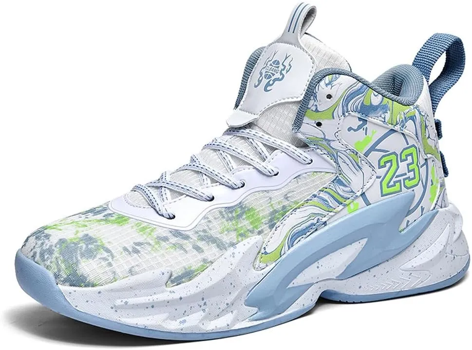 VAXAV Unisex High Top Basketball Shoes Outdoor Sports Running Tennis Sneakers