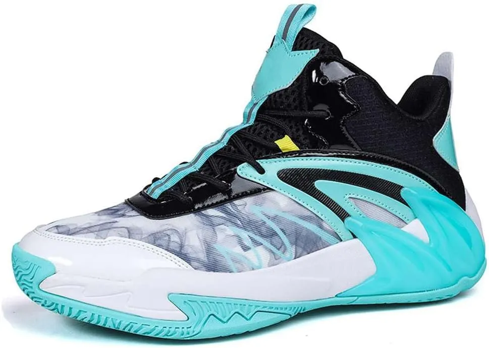 VAXAV Unisex Professional Outdoor Sports Sneakers High Top Basketball Athletic Running Tennis Shoes