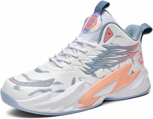 VAXAV Unisex Women's Men's Fashion High Top Basketball Shoes Non Slip Outdoor Tennis Sneakers