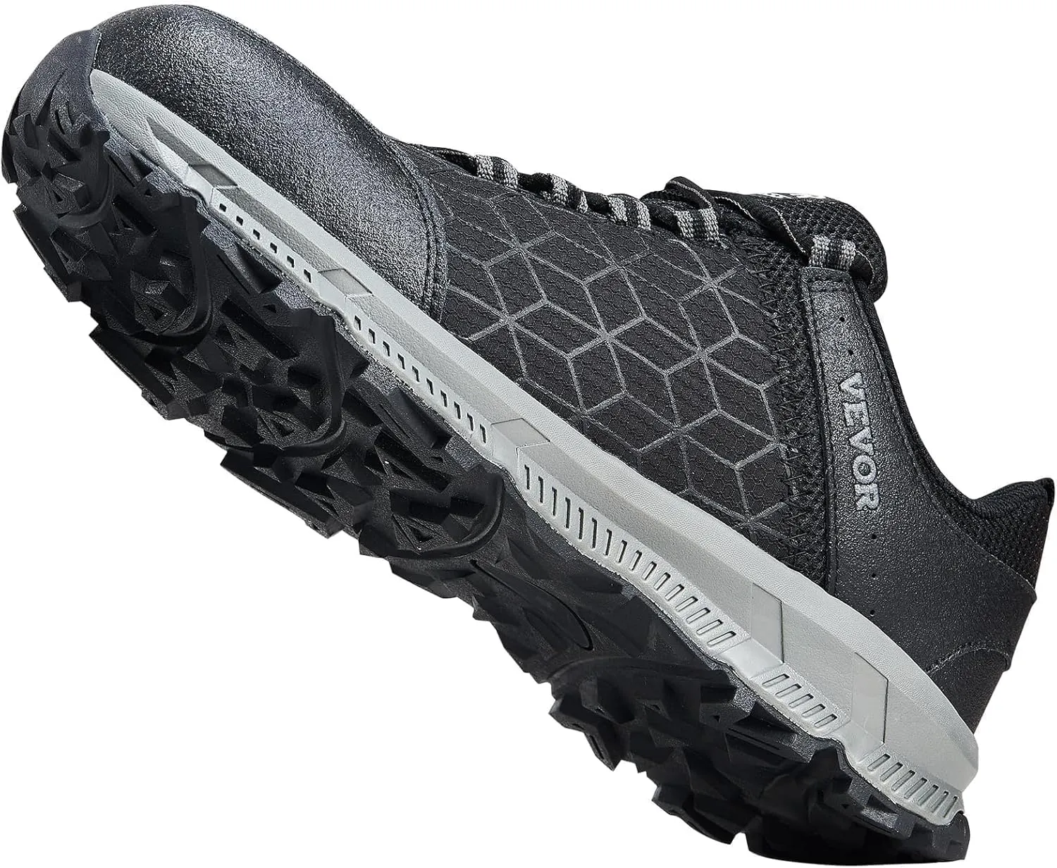 VEVOR Men's Aluminum Steel Comfortable Lightweight Cushion Alloy Construction Safety Toe Industrial Work Shoes