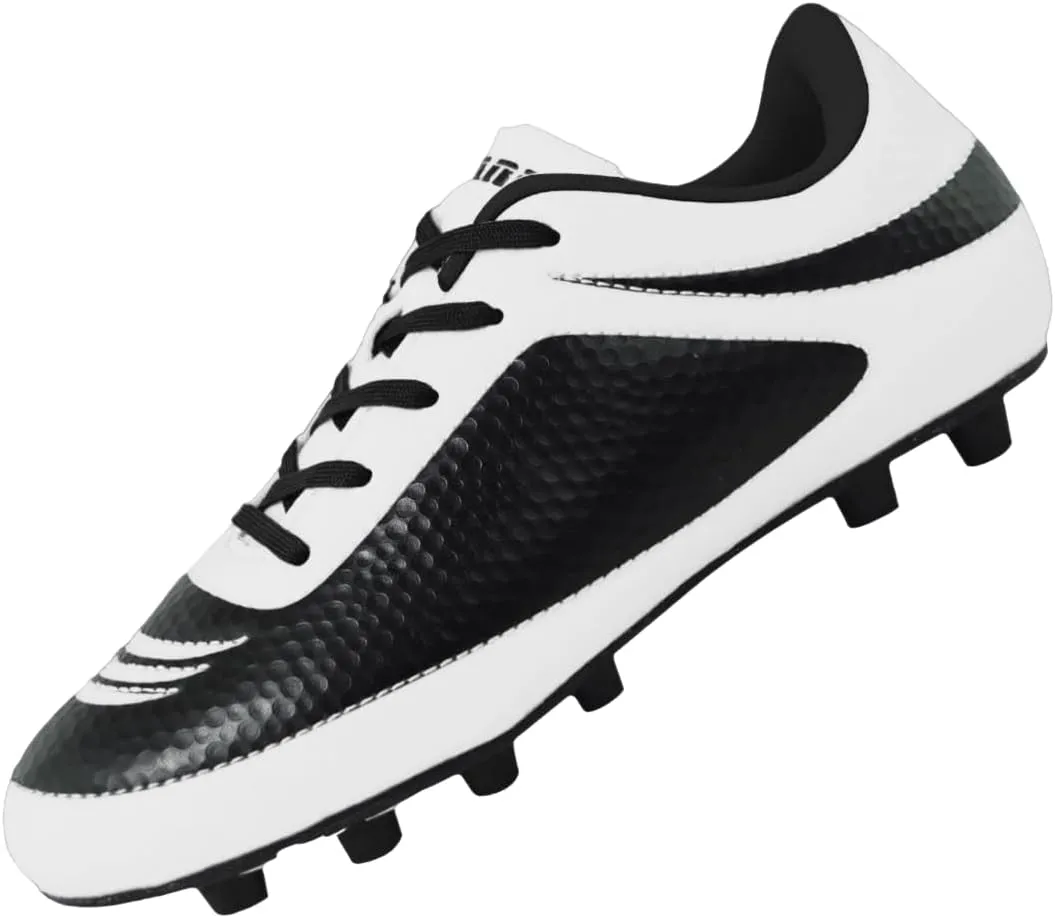 Vizari Infinity Firm Ground Boys Soccer Cleats | Durable Kids Soccer Shoes with Non-Slip Rubber Sole | Comfortable Boys & Girls Football Cleats for Outdoor Play