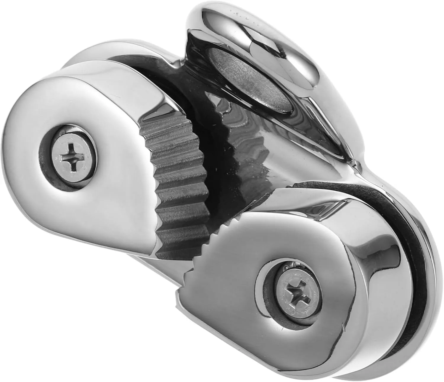 Wakauto Marine Cam Cleats Stainless Steel Rope Snap Boat Rope Clamp Boat Throw Rings Clamp