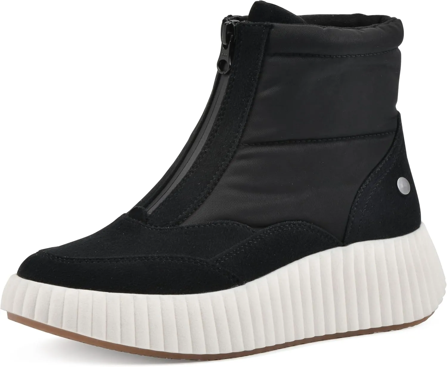 WHITE MOUNTAIN Women's Downtown Platform High-Top Sneaker Bootie