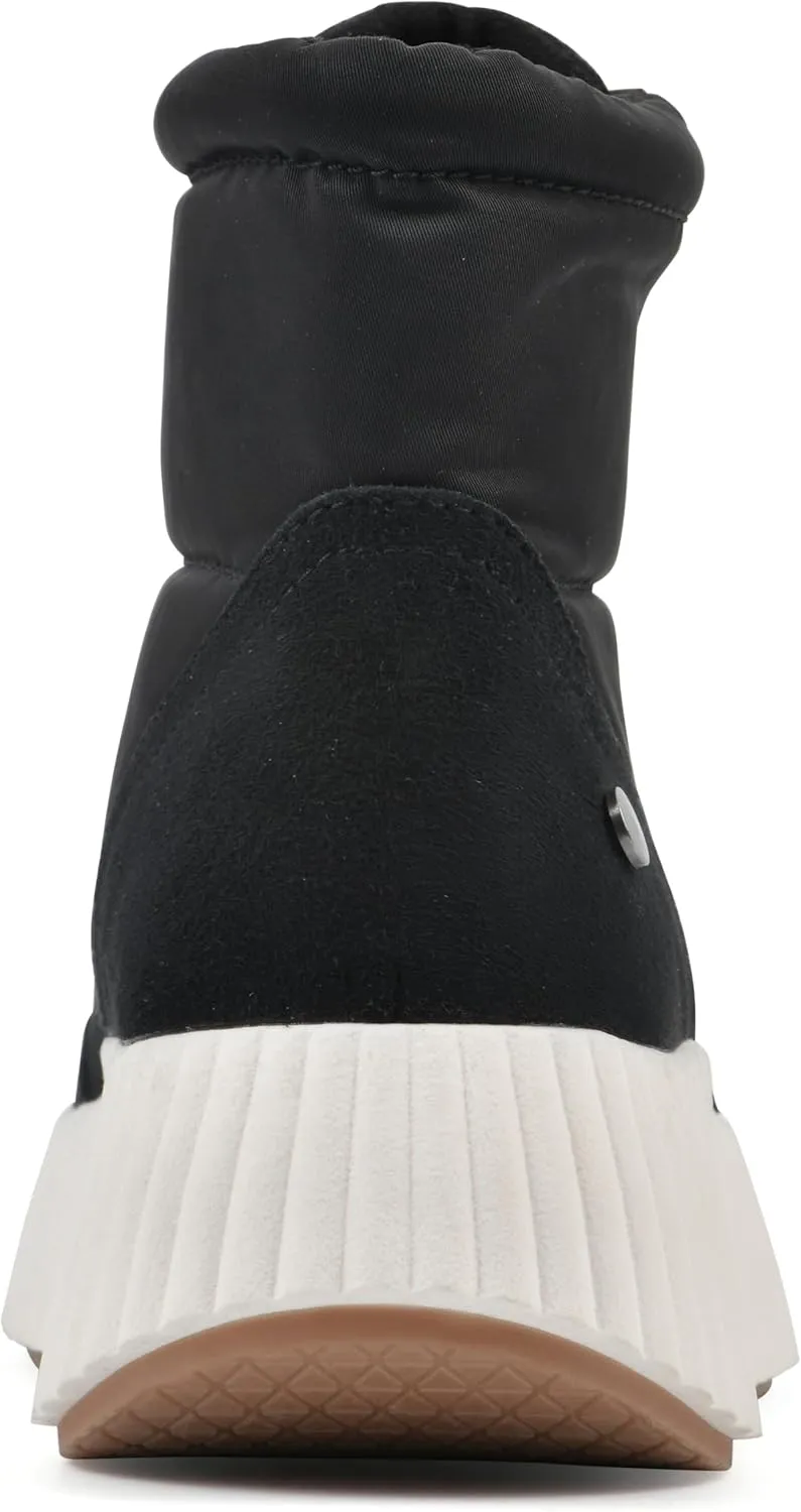 WHITE MOUNTAIN Women's Downtown Platform High-Top Sneaker Bootie