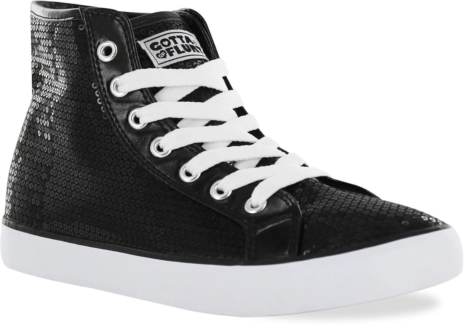 Women's Disco II Sequin Glitter Fashion High Top Dance Sneakers