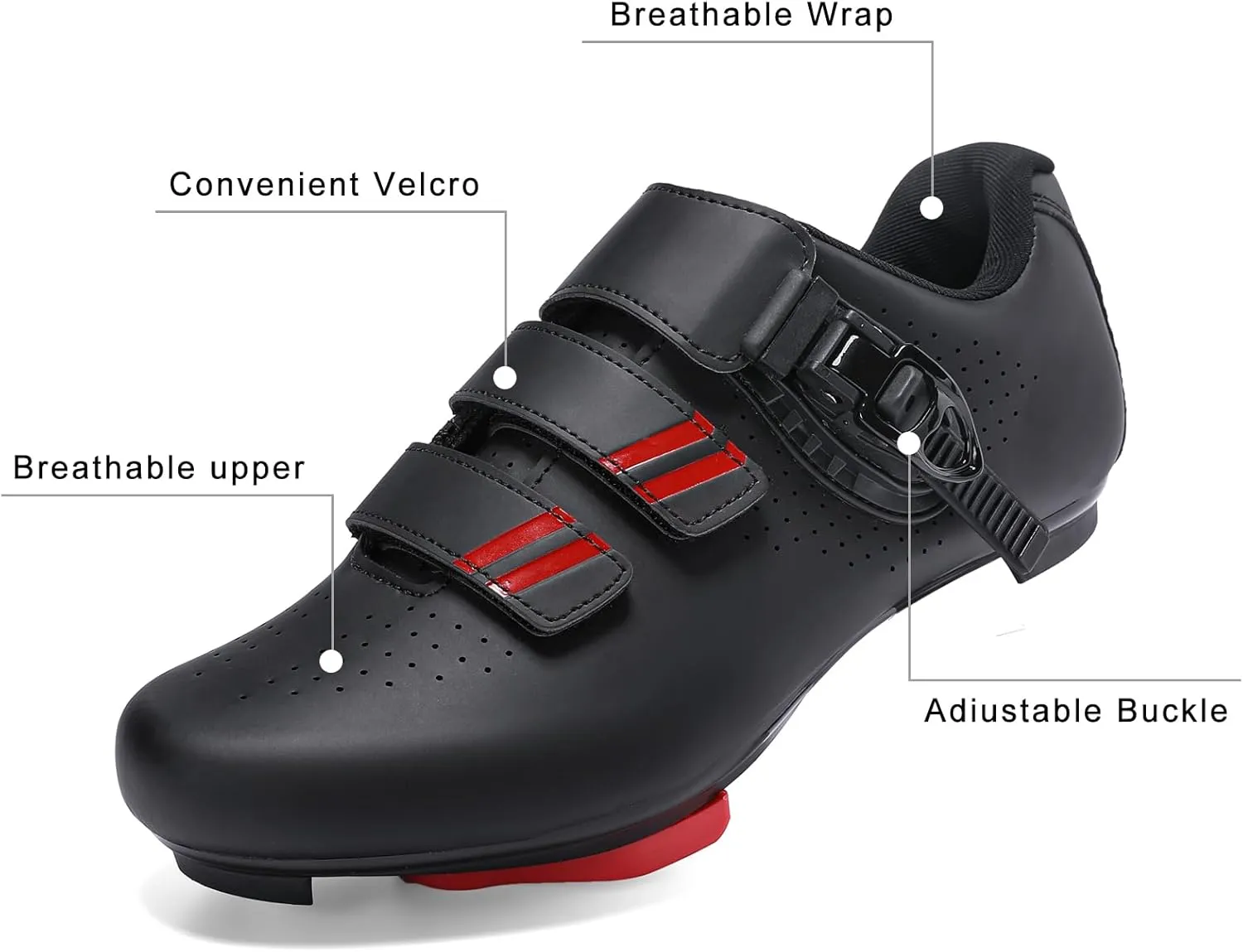 Womens Mens Cycling Shoes Compatible with Peloton Bike & SPD Indoor Road Riding Biking Bike Shoes with Delta Cleats Included
