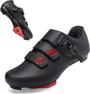 Womens Mens Cycling Shoes Compatible with Peloton Bike & SPD Indoor Road Riding Biking Bike Shoes with Delta Cleats Included